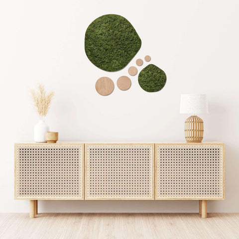 Froya Groen - Mosschilderij - 60Cm