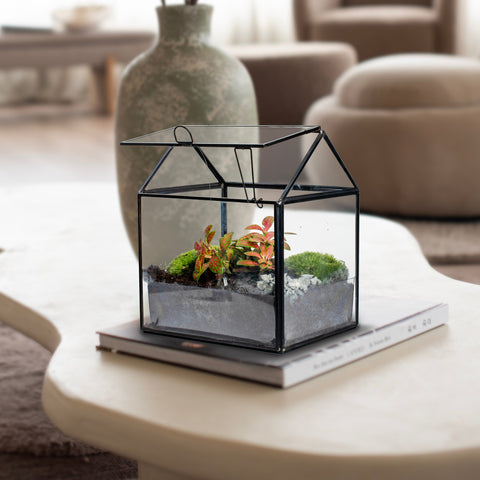 Growia - Terrarium Met Led - 20Cm