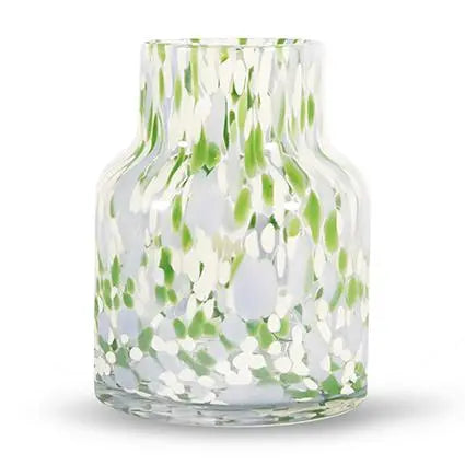 Vaas 'Meggy' Groen/Wit/Paars H19 D15,5 Cm